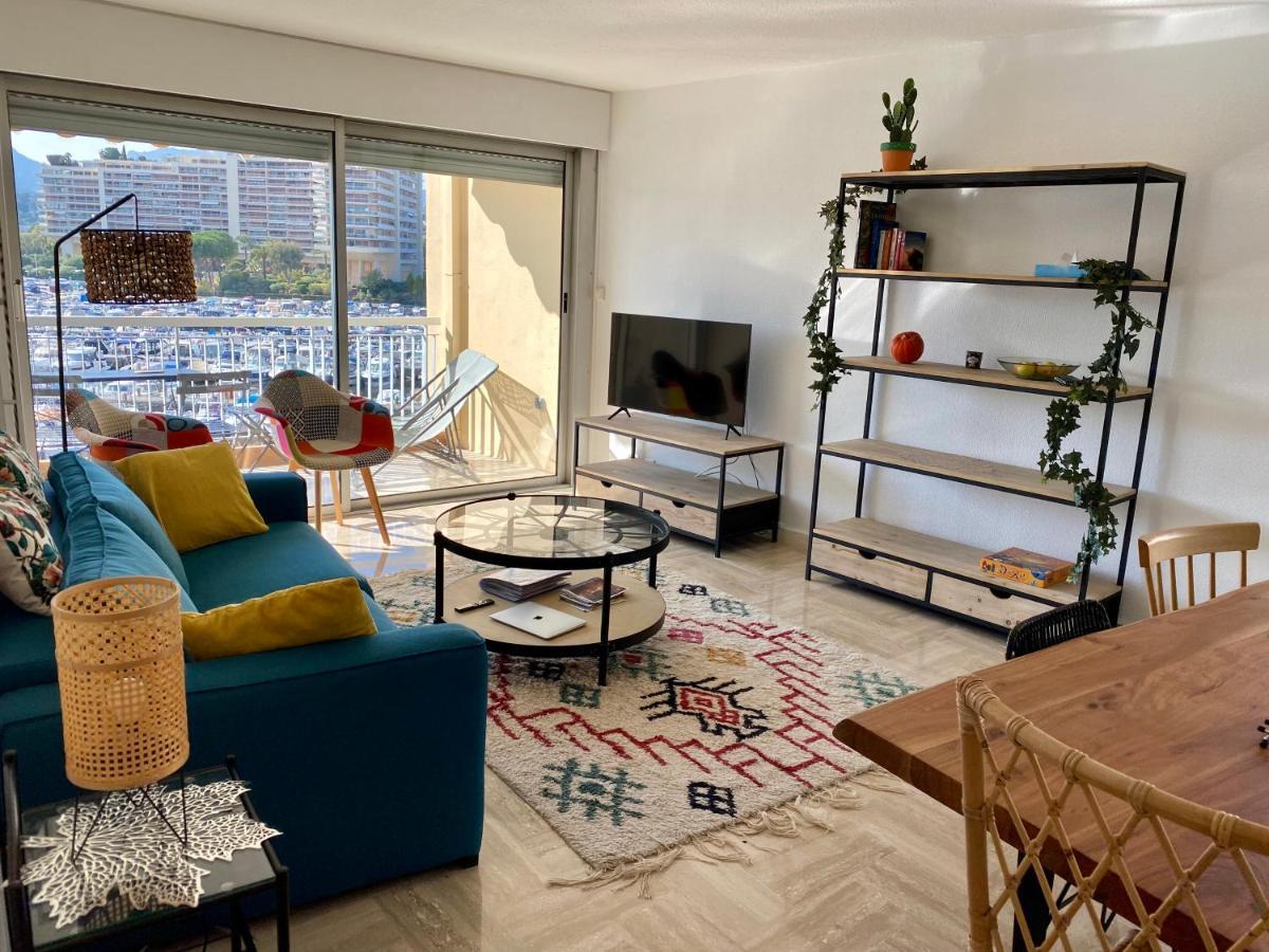 Appartement Lumineux 6 Places Avec Vue Sur Marina Mandelieu-la-Napoule Exterior foto